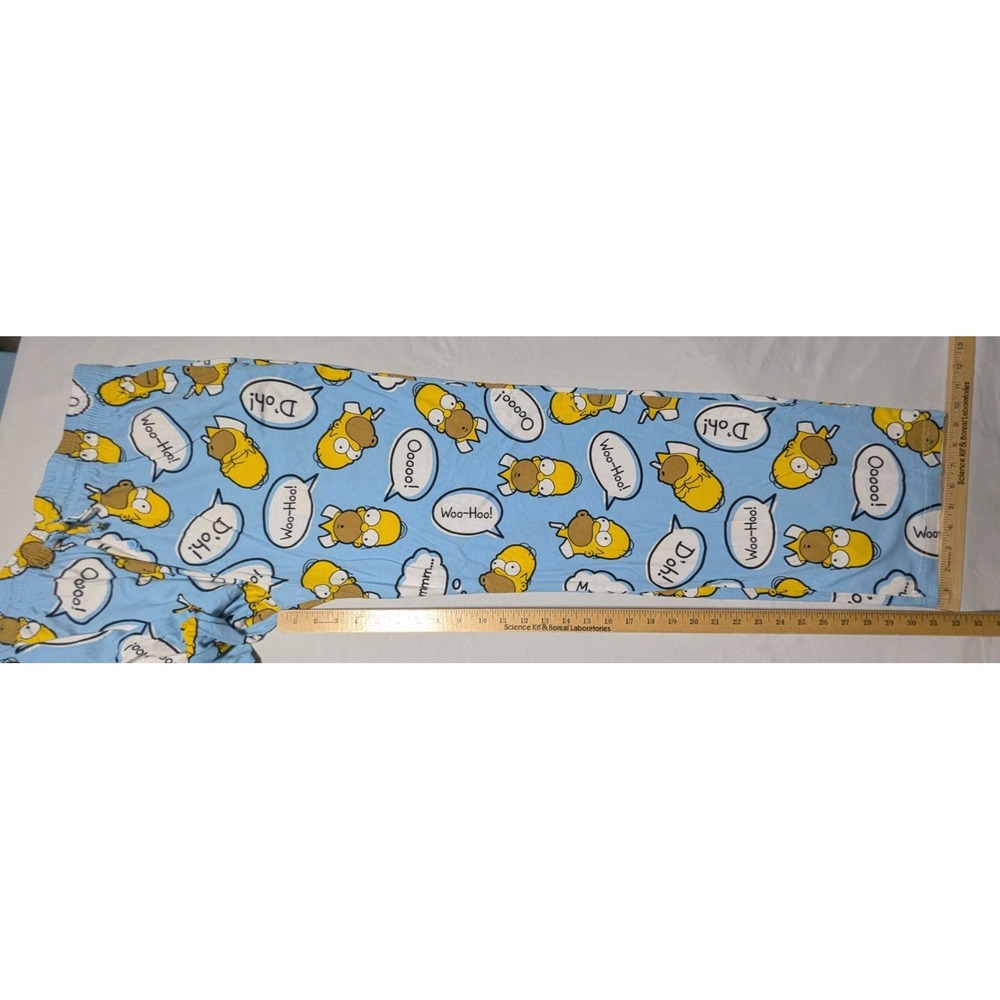 The Simpsons Homer Meme‎ Blue Lounge Pajama Pants - Men XL EUC - Picture 9 of 15